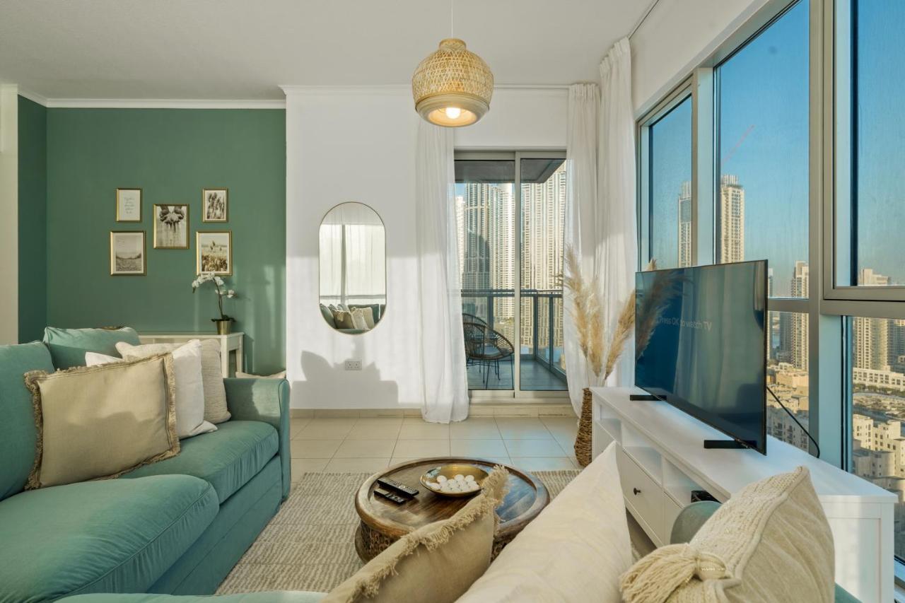 Chic And Zen Apartment, Near Burj Khalifa Tower Dubái Exterior foto