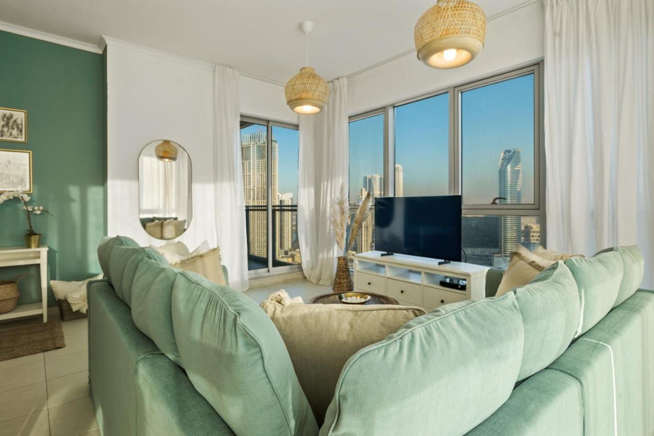 Chic And Zen Apartment, Near Burj Khalifa Tower Dubái Exterior foto