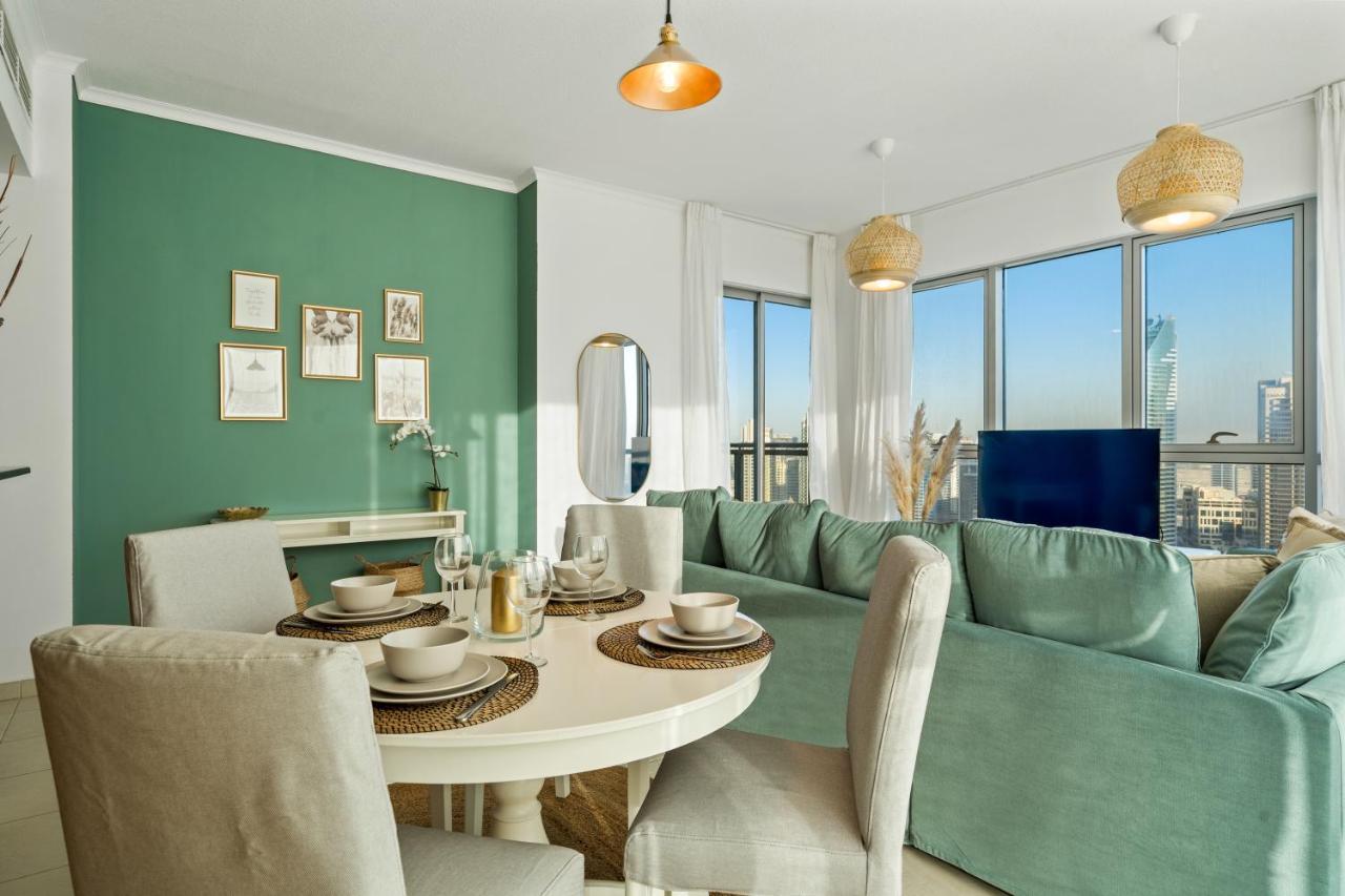 Chic And Zen Apartment, Near Burj Khalifa Tower Dubái Exterior foto